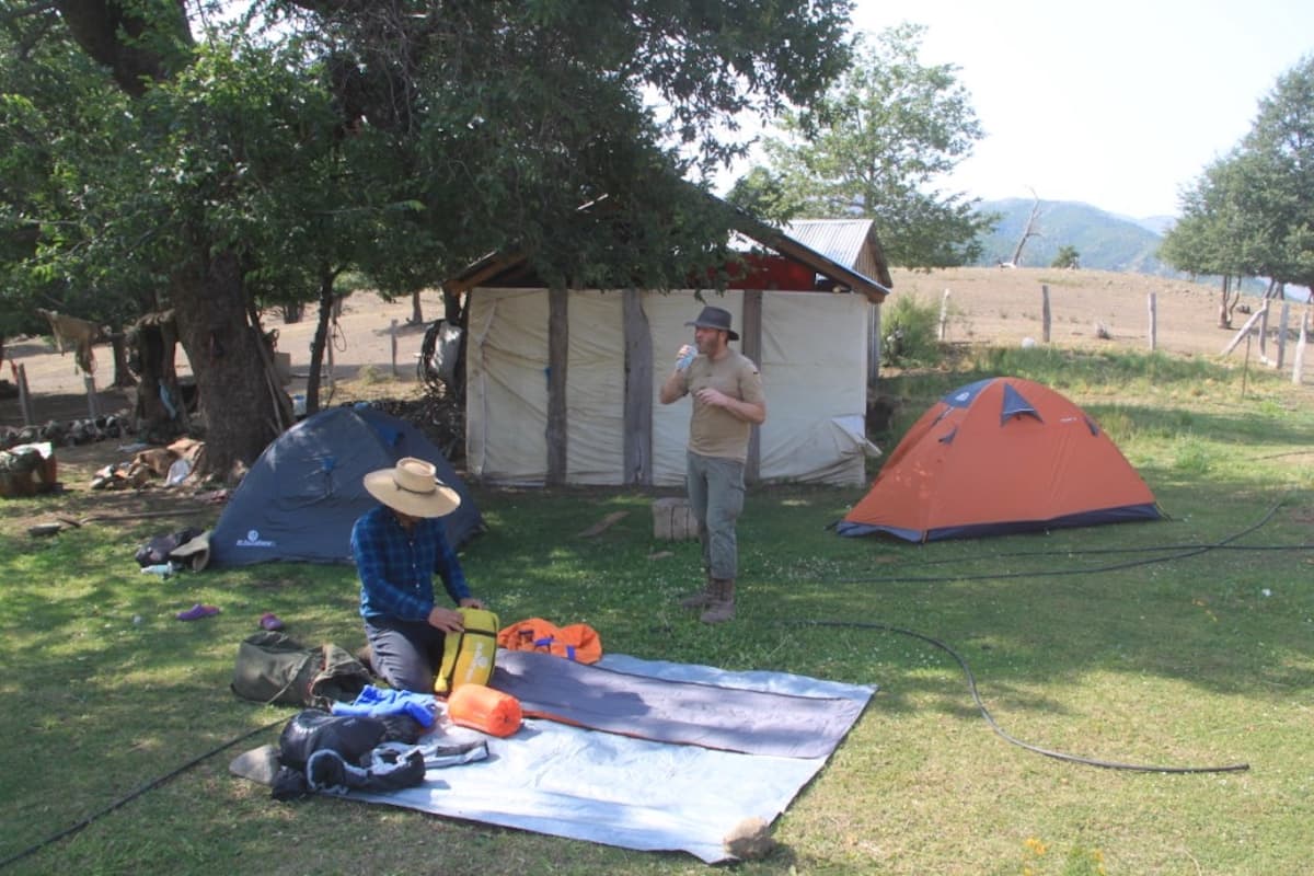 Wanderreiten Trekkingtour Expedition Abenteuer Reitsafari Chile LLagerplatz – CE-adventures Jagdschule Rheinland-Pfalz